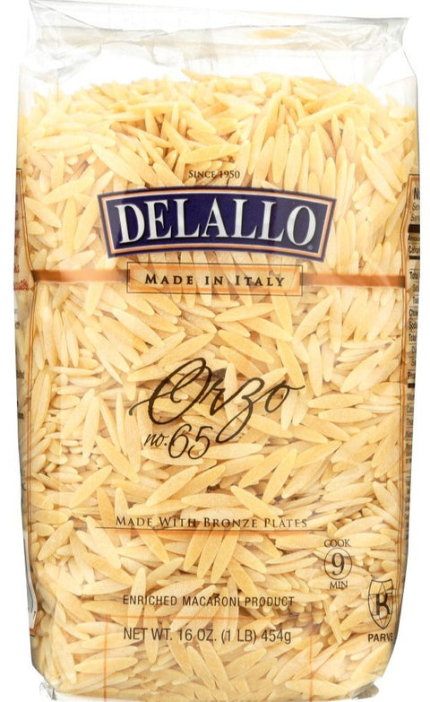 Delallo Orzo No. 65 Pasta - 16 oz | Pantryway
