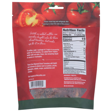 Mezzetta Sun Ripened Dried Tomatoes - 3 oz