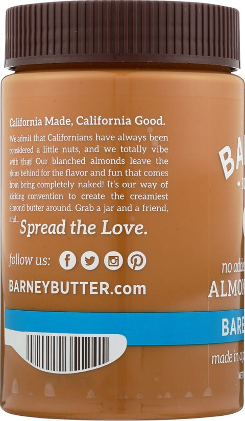 Barney Butter Almond Butter Bare Smooth - 16 oz.