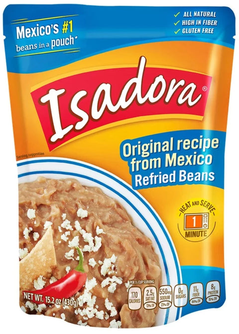 Isadora Original recipe from Mexico Refried Beans - 15.2 oz