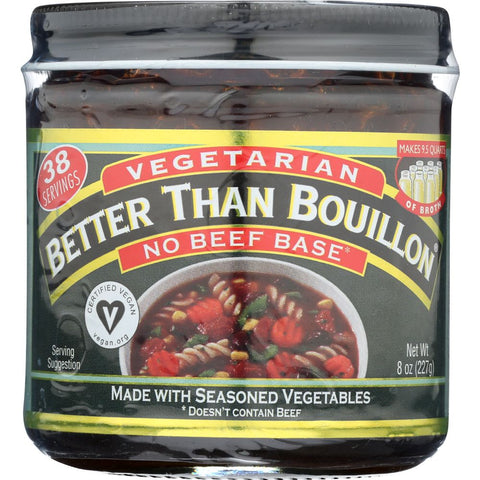 Better Than Bouillon Vegetarian No Beef Base - 8 oz | Pantryway