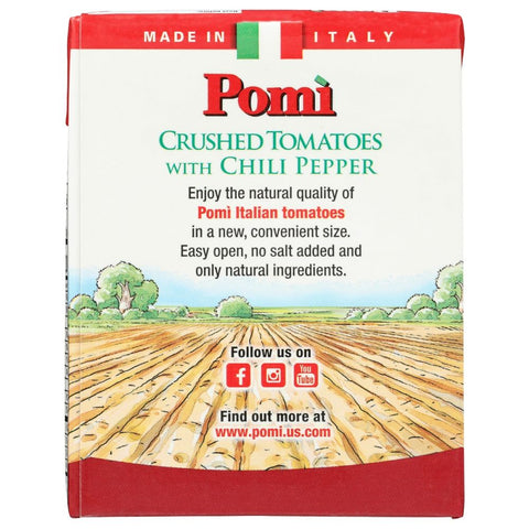 Pomi Crushed Tomatoes With Chili Pepper - 13.8 oz