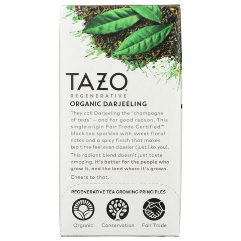 Tazo Regenerative Organic Darjeeling Black Tea | Tazo Darjeeling Tea ...