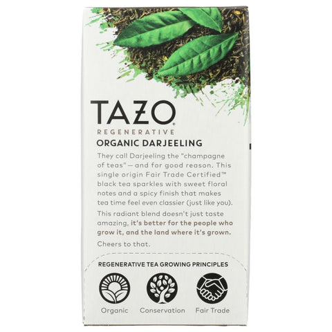 Tazo Regenerative Organic Darjeeling Black Tea - 16 Bg