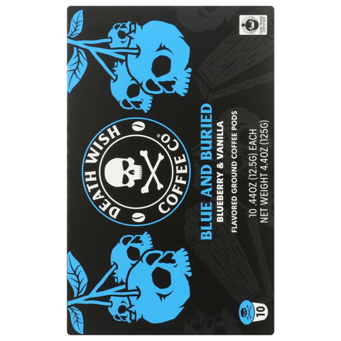 Deathwish Coffee Blue And Buried Blueberry And Vanilla Cups - 10 ct