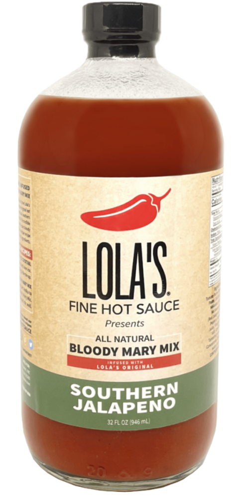 Lola's Fine Hot Sauce Bloody Mary Mix Southern Jalapeno - 32 fl oz | Pantryway