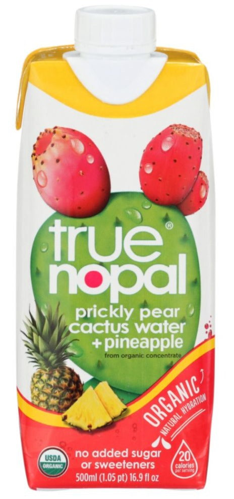 True Nopal Prickly Pear Cactus Water Pineapple  - 16.90 fl oz | Pantryway