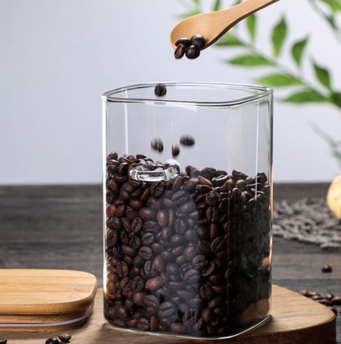 Glass Coffee Storage Container