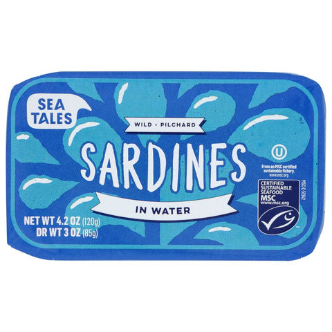 Sea Tales Sardines In Water - 4.2 oz | Pantryway