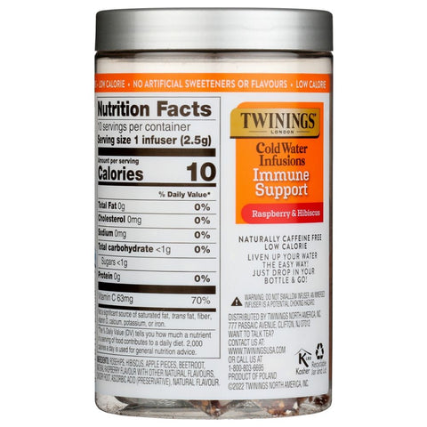 Twining Tea Cold Water Infusions Immune Support - 10 Bg
