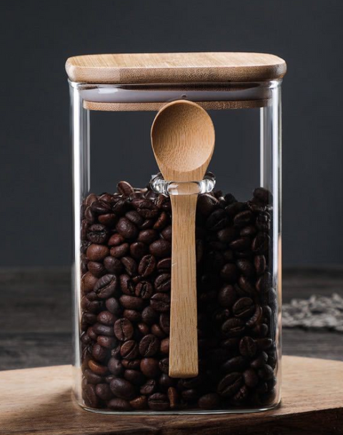 Glass Coffee Storage Container