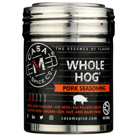 Casa M Spice Whole Hog Pork Seasoning Shaker - 6 oz | Casa M Spice | Pantryway