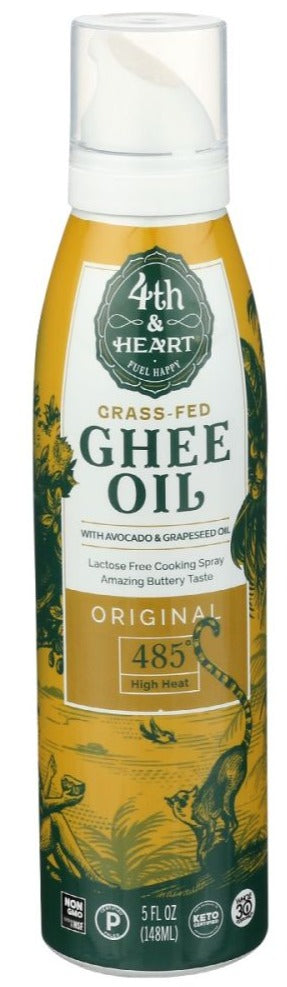 4th & Heart Grass Fed Ghee Spray Original - 5 fl oz