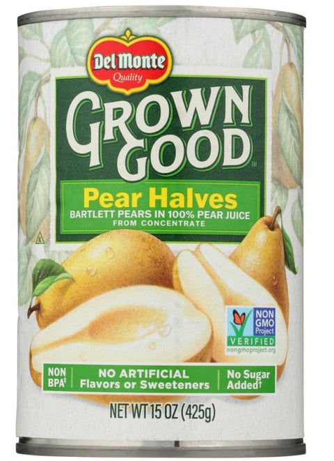 Del Monte Grown Good Pear Halves - 15 oz | Pantryway