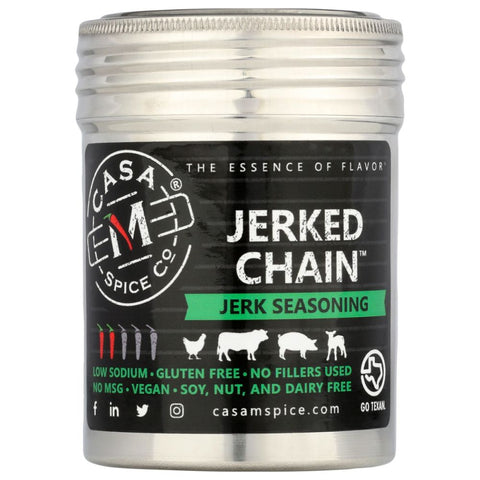 Casa M Spice Jerk Chain Jerk Seasoning Shaker - 5.25 oz | Casa M Spice | Pantrway