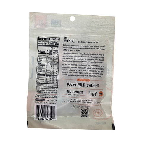Epic Maple Glazed & Smoked Salmon Bites - 2.5 oz.