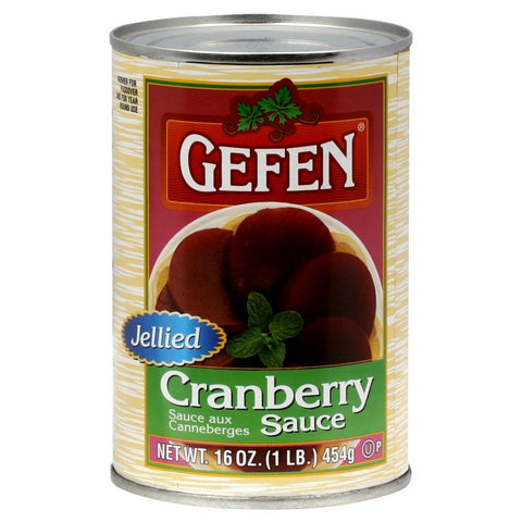 Gefen Jellied Cranberry Sauce - 16 oz