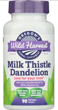 Oregons Wild Harvest Milk Thistle Dandelion - 90 ct | Pantryway