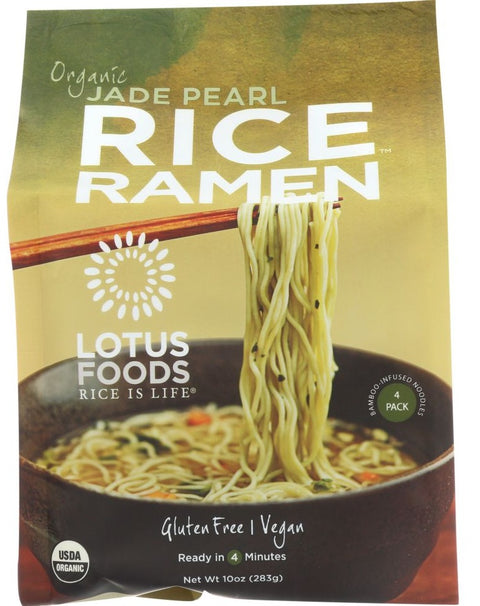 Lotus Foods Jade Pearl Rice Ramen - 4 pk | Pantryway