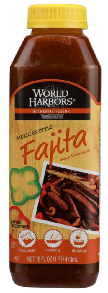 World Harbors Mexican Style Fajita Sauce - 16 oz