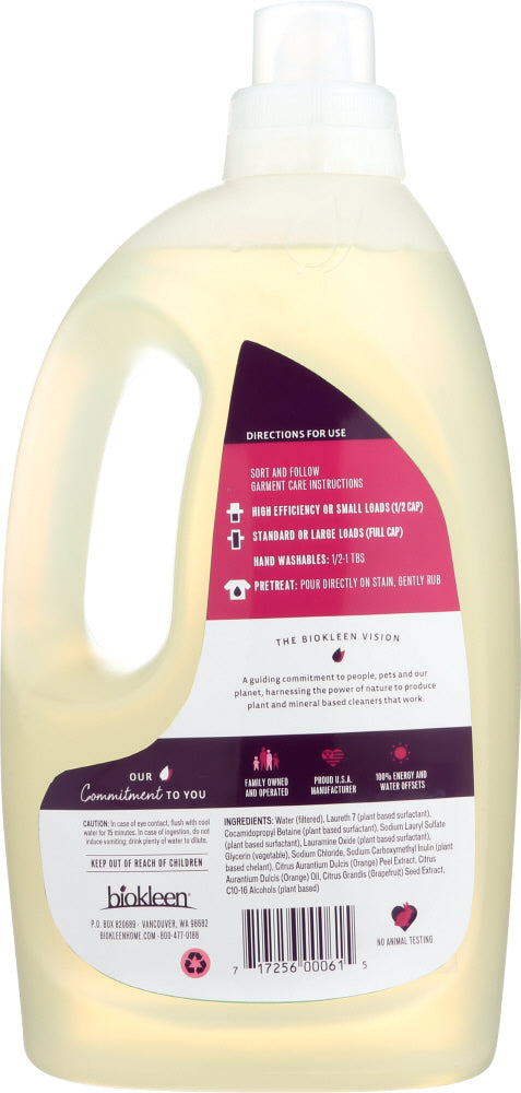 Biokleen Citrus Essence Liquid Laundry Detergent - 64 oz.