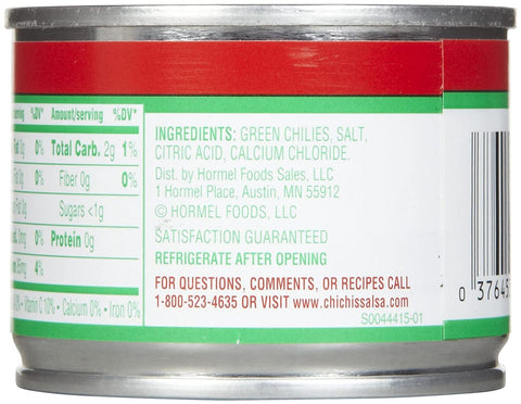 Chi Chis Diced Green Chilies - 4.25 oz