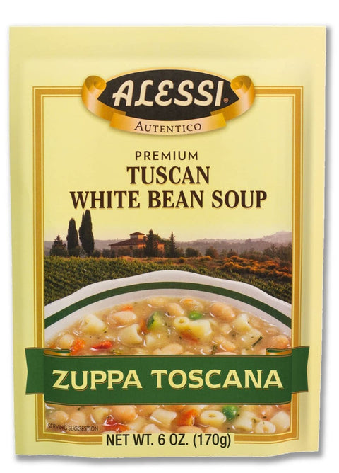 Alessi Tuscan White Bean Soup Zuppa Toscana - 6 oz | Pantryway