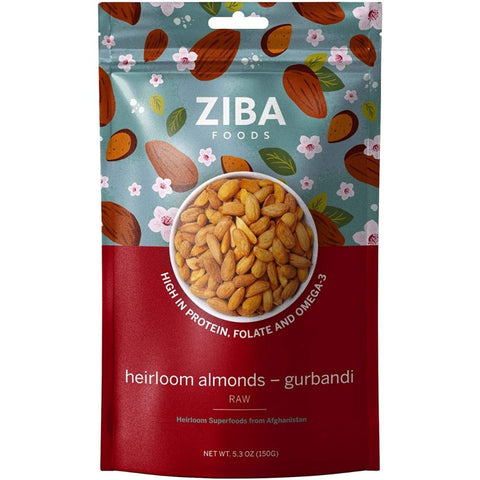 Ziba Foods Heirloom Almond Gurbandi Raw - 5.3 oz | Pantryway