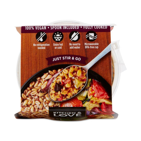 Kitchen & Love Farro With Quinoa Grilled Vegetable & Herb Meal - 7.9 oz