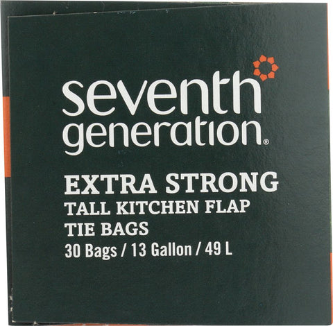 Seventh Generation Tall Kitchen Bags 13 Gallon 2-Ply - 30 Bags