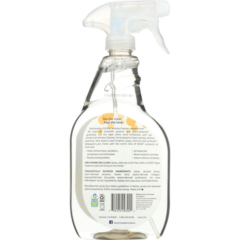 Ecos Earth Friendly Window Cleaner with Vinegar - 22 oz