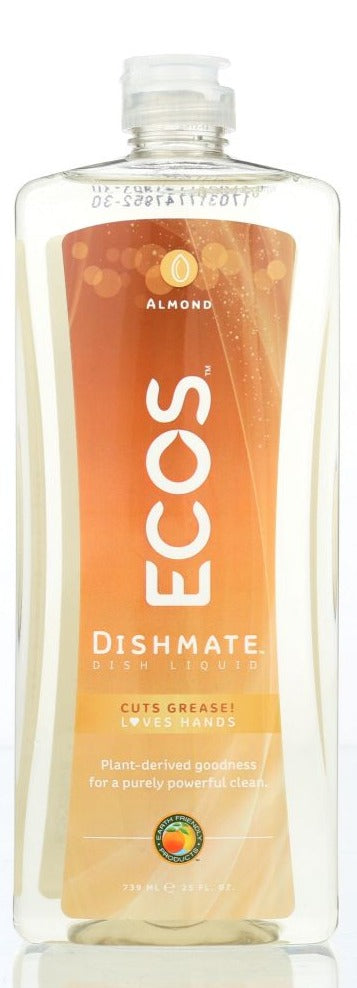 Ecos Earth Friendly Dishmate Dish Liquid Almond - 25 oz | Pantryway