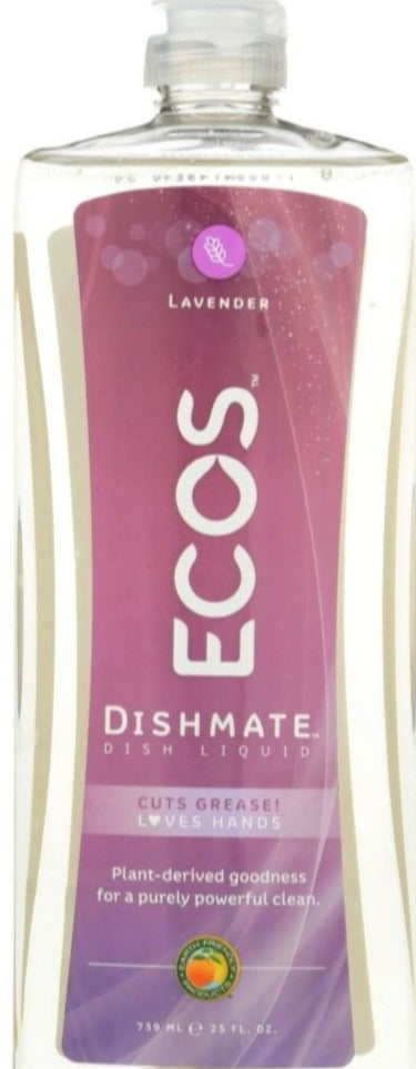 Ecos Earth Friendly Dishmate Diss Liquid Lavender - 25 oz | Pantryway