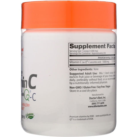 Doctors Best Pure Vitamin C Powder With Q-C - 8.8 oz