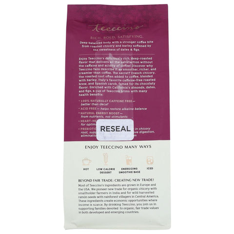 Teeccino Herbal Coffee Medium Roast Java Caffeine-Free - 11 oz