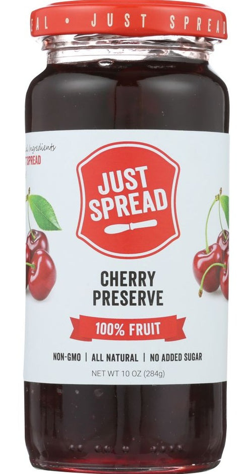 Just Spread Cherry Preserve 100% Fruit - 10 oz | Pantryway