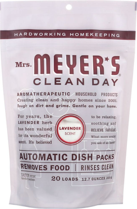 Mrs Meyer's Clean Day Automatic Dish Packs Lavender - 12.7 oz.