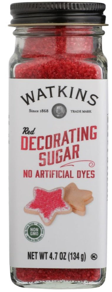 Watkins Red Decorating Sugar - 4.70 oz