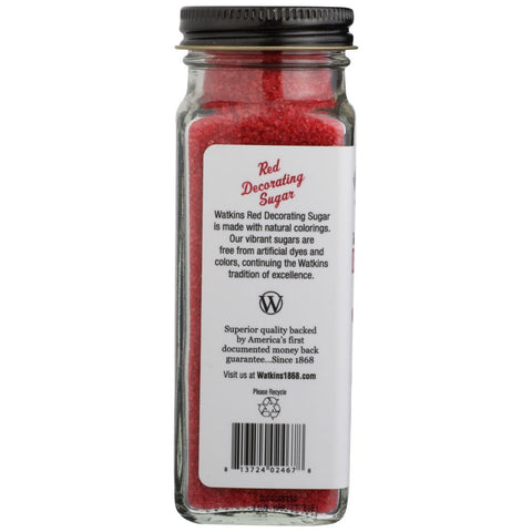 Watkins Red Decorating Sugar - 4.70 oz