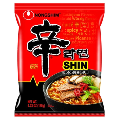 Nongshim Shin Ramyun Noodle Soup Spicy - 4.2 oz | Pantryway
