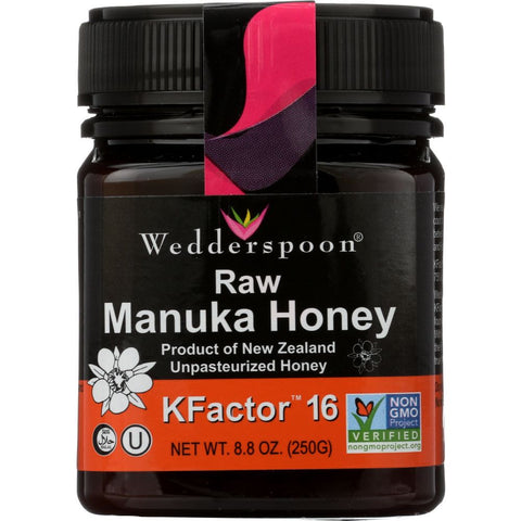 Wedderspoon Raw Manuka Honey K Factor 16 - 8.8 oz | manuka kfactor 16 |Pantryway
