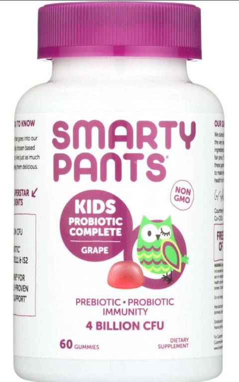 SmartyPants Kids Probiotic Complete Grape - 60 ct | Pantryway