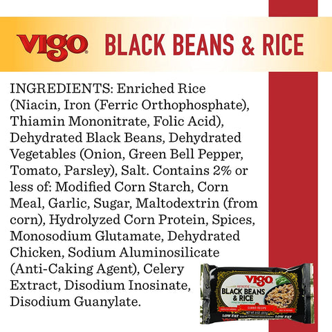 Vigo Authentic Black Beans And Rice - 8 oz