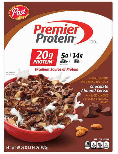 Premier Protein Cereal Chocolate Almond - 8.5 oz | Pantryway