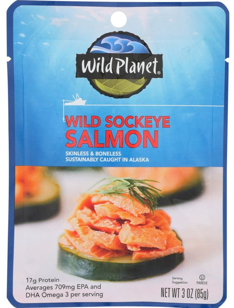 Wild Planet Wild Sockeye Salmon - 3 oz | Pantryway