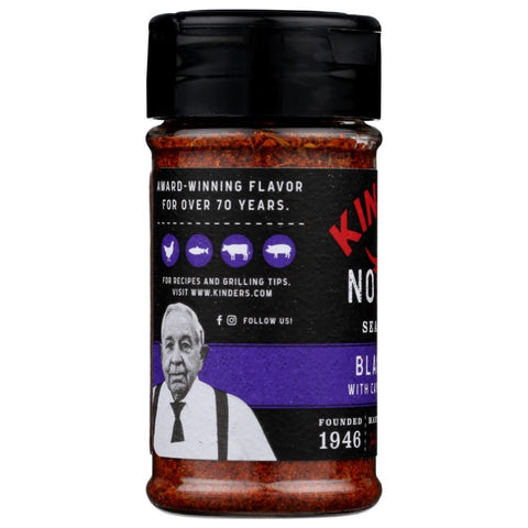 Kinder's No Salt Blackened With Cayenne & Lemon Seasoning - 2 oz