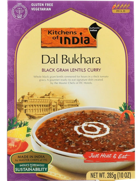 Kitchens of India Dal Bukhara Black Gram Lentil Curry - 10 oz | Pantryway