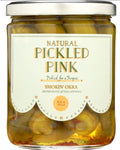Natural Picked Pink Smokin' Okra - 16 oz | Pantryway
