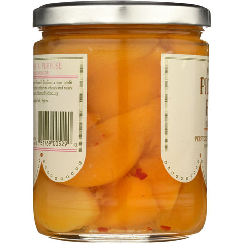 Natural Pickled Pink Perfectly Pickled Peaches - 16 oz