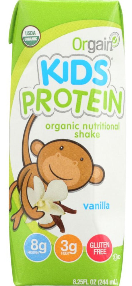 Orgain Healthy Kids Organic Nutritional Shake Vanilla - 8.25 oz | Pantryway
